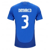Italija Federico Dimarco #3 Domaci Dres EP 2024 Kratak Rukav